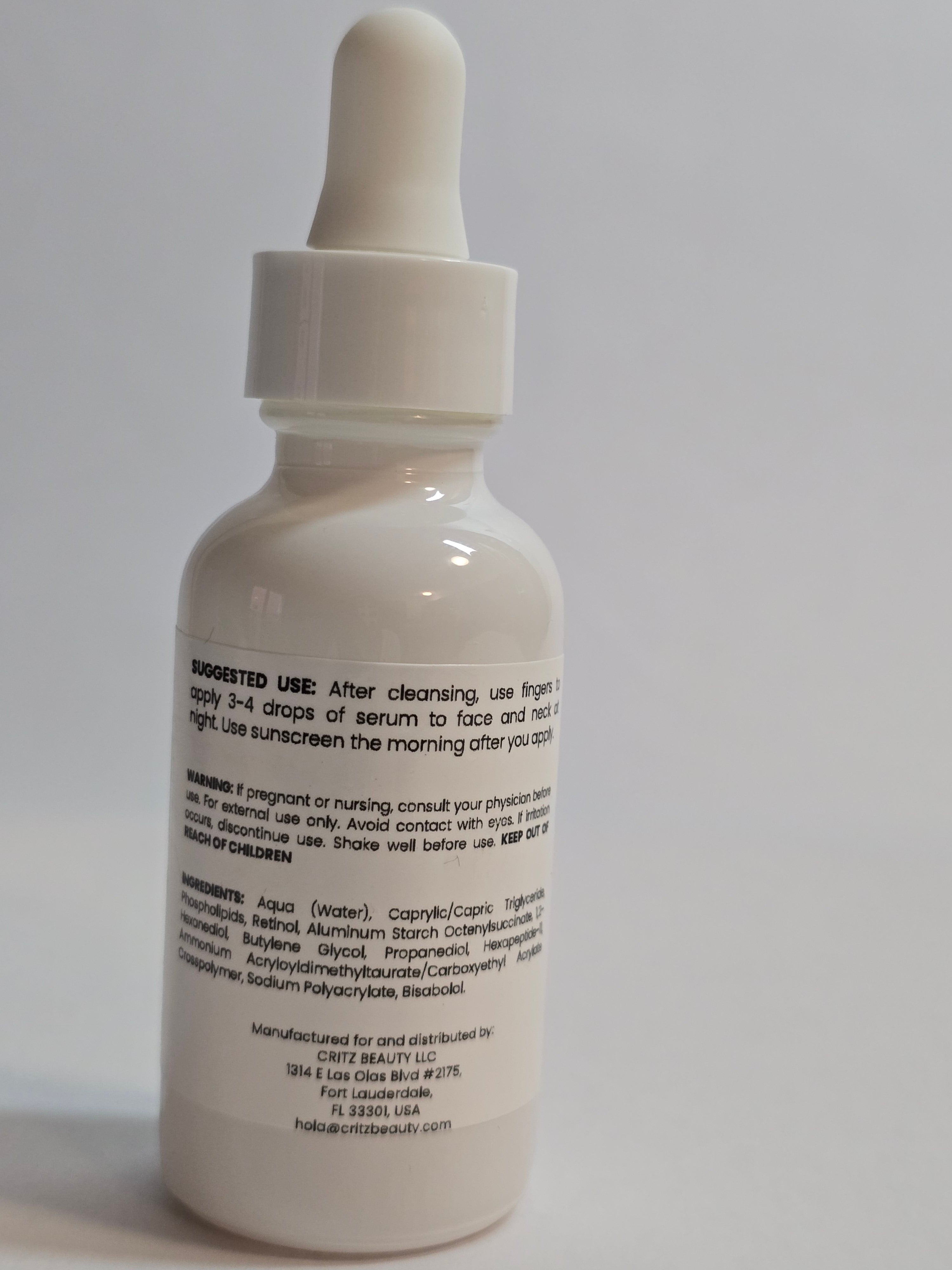 RETINOL AND PEPTIDE FACE SERUM