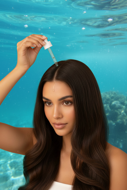 Peptide Hair Marine Background