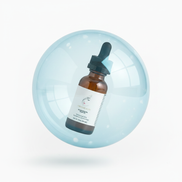 Scalp Health Hair Oil en burbuja azul celeste